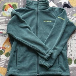 University of Oregon Columbia fleece jacket